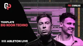 Hardwell & Maddix - Big Room Techno  / Ableton LIve Tuturial Template  (Free Download)