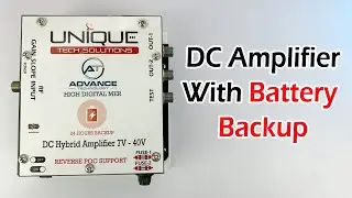 DC Amplifier With Battery Backup (11 Hours) - Live RF & MER Output Testing Video