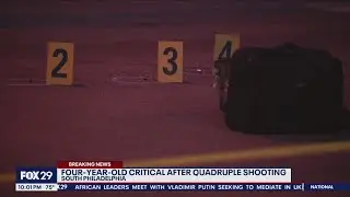 4-year-old among 4 shot in South Philadelphia