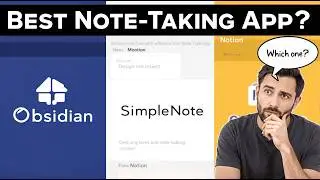 Obsidian vs SimpleNote vs Notion: Which App is Best for Your Productivity?