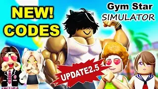 *NEW* ALL WORKING GYM STAR SIMULATOR UPDATE 2.5 CODES - ROBLOX GYM STAR SIMULATOR CODES