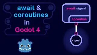 await & coroutines in Godot 4