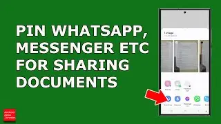 How to PIN more apps such as WhatsApp , Messenger etc to share menu on Samsung