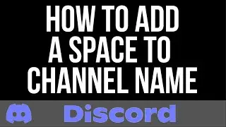 How to add a space and vertical line to Discord Channel name 