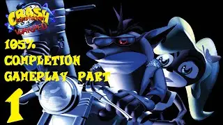 Crash Bandicoot: Warped (PS1) 105% Gameplay (No Commentary) -  Part 1