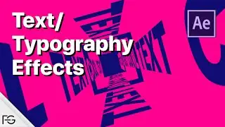 Text/Typography Animation Effects | After Effects Tutorial