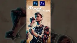 3D Camera Animation in After Effects | Picture Animation #tutorial #afterffects3d #3dpicture