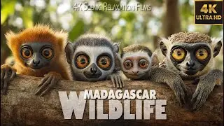 4K WILDLIFE FILMS 60FPS | MADAGASCAR | Incredible Nature of Madagascar with Relaxing Music ♫