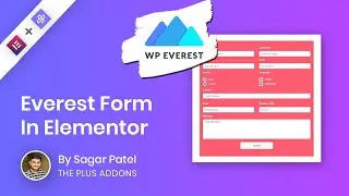 Everest Forms Customiser | Styler using The Plus Addons for Elementor