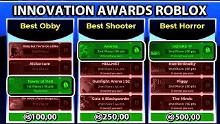 COMO PEGAR TODOS OS PONTOS E ITENS DO INNOVATION AWARDS ROBLOX 2024!