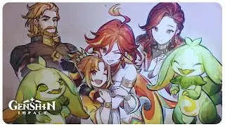 Pyro Archon Mavuika's Family & Past (Cutscene) Natlan Archon Quest Act 2 | Genshin Impact 5.0