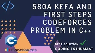 580A Kefa and First Steps Codeforces problem in c++ | codeforces for beginners | codeforces solution