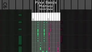 Руки Вверх - Малыш / мелодия проигрыша на пианино /