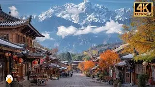 Baisha Ancient Town, Lijiang🇨🇳 Discover The Magical World Heritage Village (4K UHD)