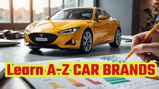 Teach Car Brands A-Z! For kids children