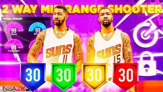 This Build Can Do Everything NBA 2K21 Best Sharp Lock Build Guard Ball 2 Way Mid Range Shooter
