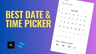 How to Create a Date and Time Picker Form | Next.js & Shadcn