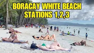 BORACAY WHITE BEACH STATION 1 TO STATION 3 BEACH WALK