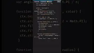 Create Colorful Animation with HTML Canvas | HTML5 Canvas Tutorial #shorts #coding #JavaScript
