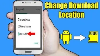 How To Change Default Download Location to SD Card - Change  Default Download Location in Android