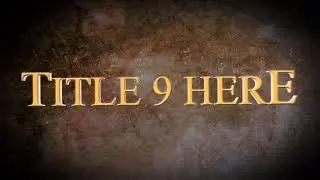 Old Book Epic Trailer | After Effects template