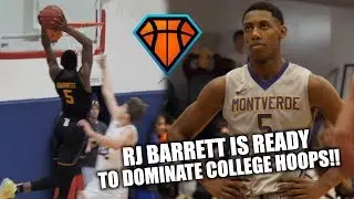 RJ Barrett is READY TO DOMINATE College Hoops!! | Duke Bound Senior's FULL HIGHLIGHTS