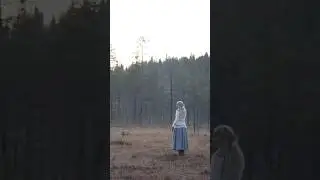 Ancient Nordic Herding Call - Kulning in the forest #nordicmusic #herding #folkmusic
