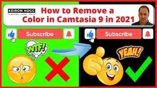 How to Remove a Color in Camtasia 9 ⚡ Easy & Quick Camtasia Hack ⚡ Camtasia Editing Tutorials 2021