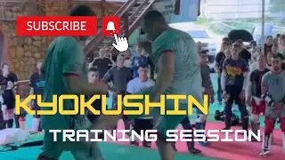 kyokushin karate training session #karate #kyokushin