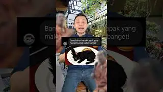 Bapak kos MAKAN kucing? Kok bisa? 