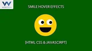 Create Animated Eyes Follow Mouse Cursor Effect Using HTML,CSS & JavaScript | smile Animation Effect