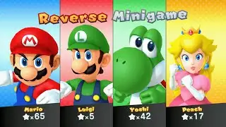 Mario Party 10 - Mario vs Luigi vs Yoshi vs Peach - Whimsical Waters