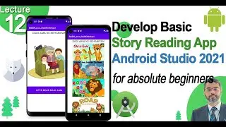 Develop a Full Story Book reading App in Android Studio | What is Intent | OnClick ActionListener