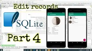 SQL Database Edit Record part 4 | android studio