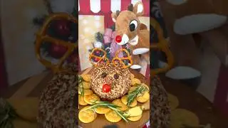 Rudolph Cheese Ball #shorts #holidayappetizers