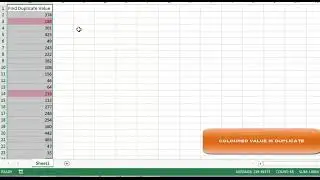 Identifying Duplicate Value In An Excel List With Keyboard Shortcut Key