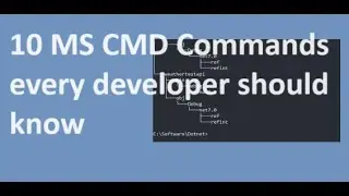 10 Windows MS CMD commands for developers while coding