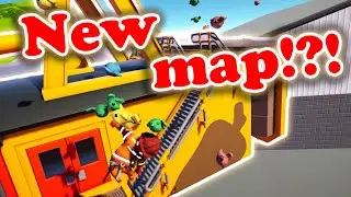 NEW GANG BEASTS MAP!! (CRANE)