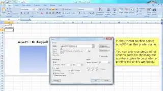 Convert Excel to PDF