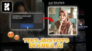 Cara Mengubah Teks Jadi Foto dengan Satu Klik | Krea.AI Tutorial android