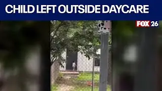 Investigation underway after video shows 2-year-old crying outside Conroe day care