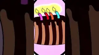 magic drawing glitter cakes 🎂🍰 coloring pages for kids - part 7 - ⭐ BIRTHDAY Candy Land Art ⭐