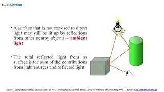 Lighting - Computer Graphics