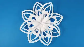 3D Paper Snowflake Tutorial