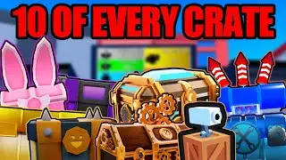 OPENING 10 of EVERY Crate... (Toilet Tower Defense)