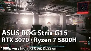 ASUS ROG Strix G15 G513QR Gaming - Cyberpunk 2077 - GeForce RTX 3070 Mobile (Ryzen 7 5800H)