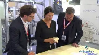 Bullmer Leather cutting and nesting at Interzum 2015