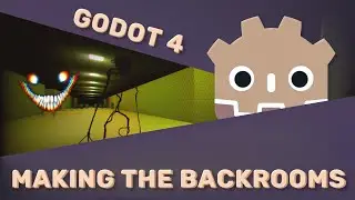 Making A Backrooms Horror Game in Godot 4 #gamedev