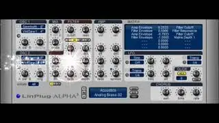 FREE VST SYNTHESISER  FREE ALPHA  SOUND DEMO