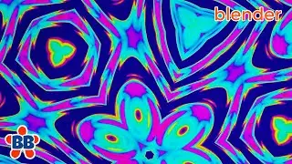 Blender - Psychedelic Art in 12 Minutes Animated - [Blender 2.8]